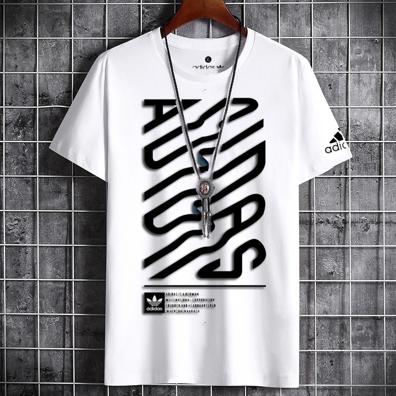 erwt schending emmer Adidas tshirt Fashion T-shirt Unisex Jerseys Tshirt For Men Cotton Sports  Printed Tshirt | Shopee Philippines