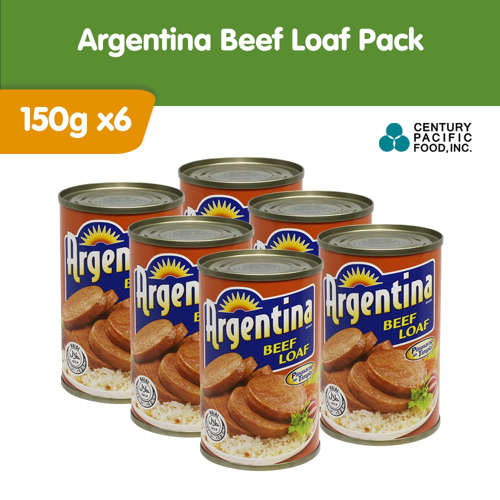 Argentina Beef Loaf 150g Pack of 6 Shopee Philippines