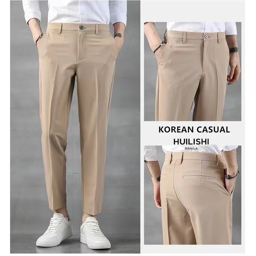 ZIA High Quality Trouser Pants for Men Above Ankle Korean Fashion ...