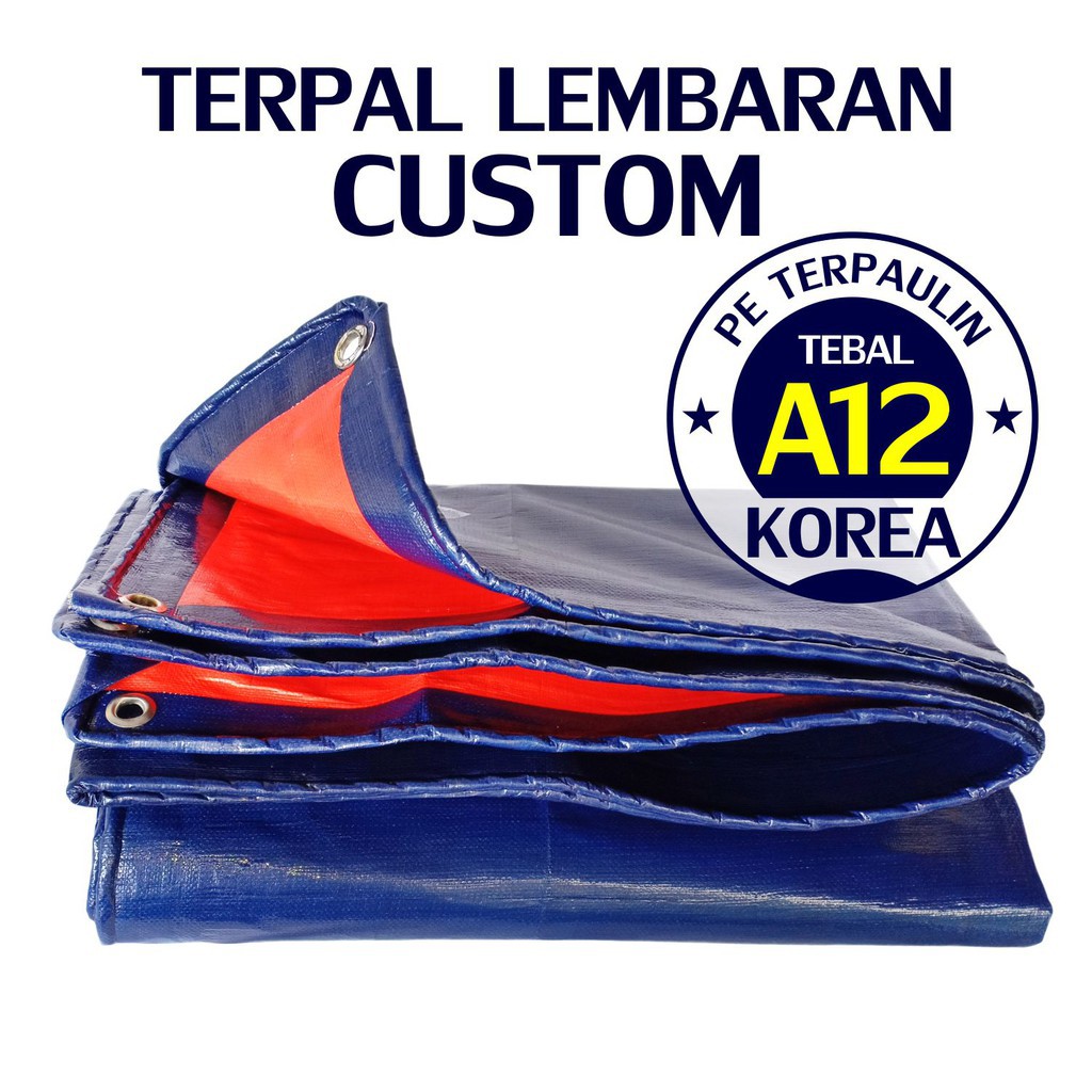 Custom Pe Tarpaulin Korean A12 Original Price Per Meter | Shopee ...