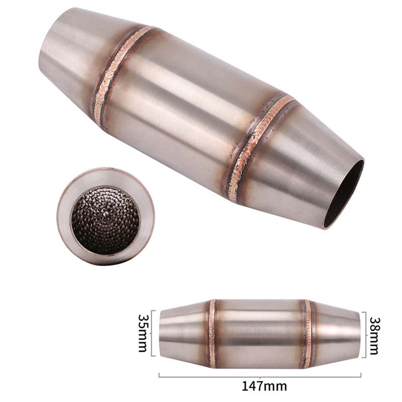 Expansion Chamber Silencer For Moto Exhaust Pipe Moification DB Killer Resonator Motorcycle