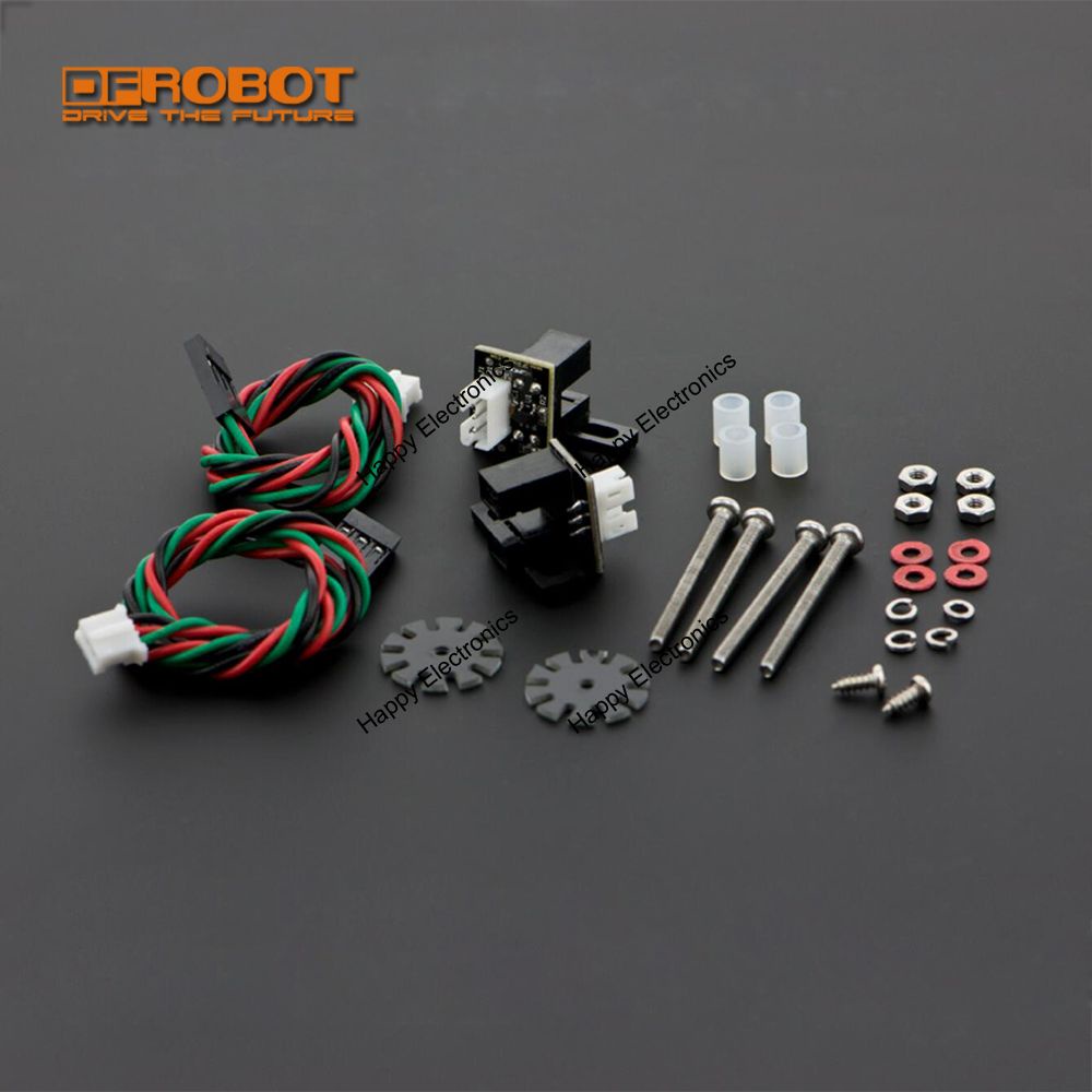 new DFRobot Gravity TT Motor Encoders Kit for rotation degree of wheels ...