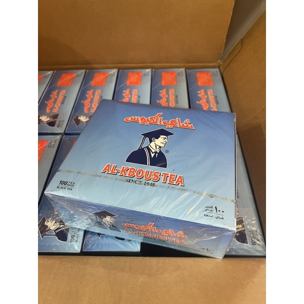 Al-Kbous Black Tea (100 Tea Bags in a box) imported from Saudi Arabia ...