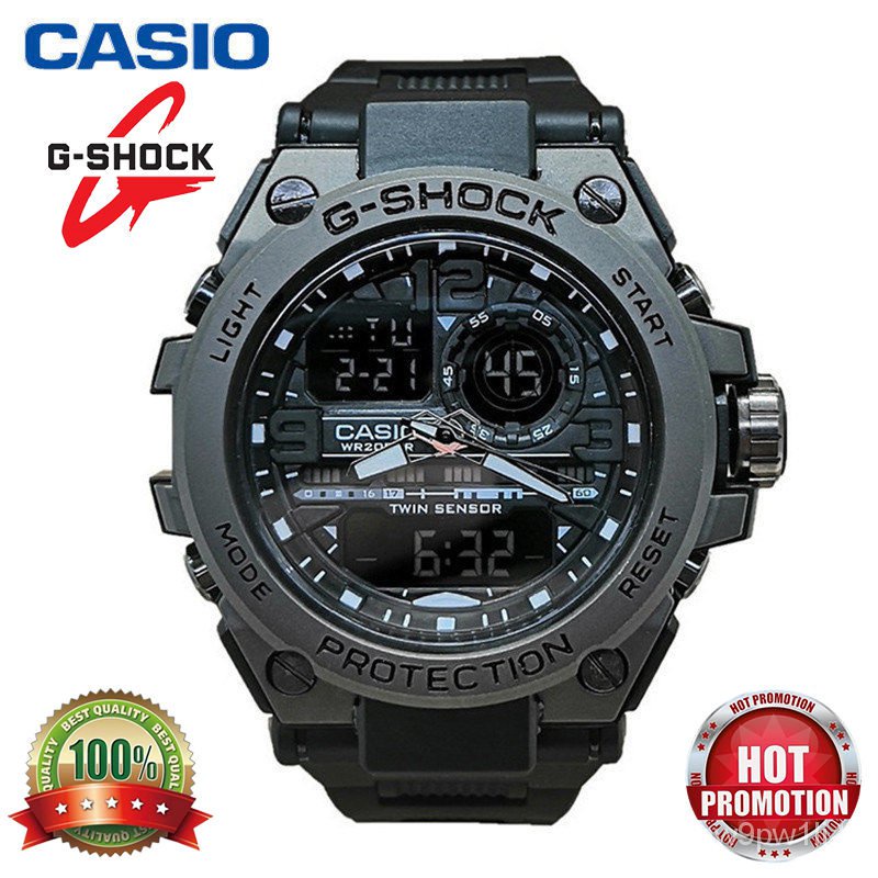 CASIO G Shock Watch For Men Original Dual Time OEM Date CASIO G Shock