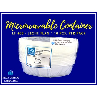 Leche Flan Plastic Container - 10 pcs per pack