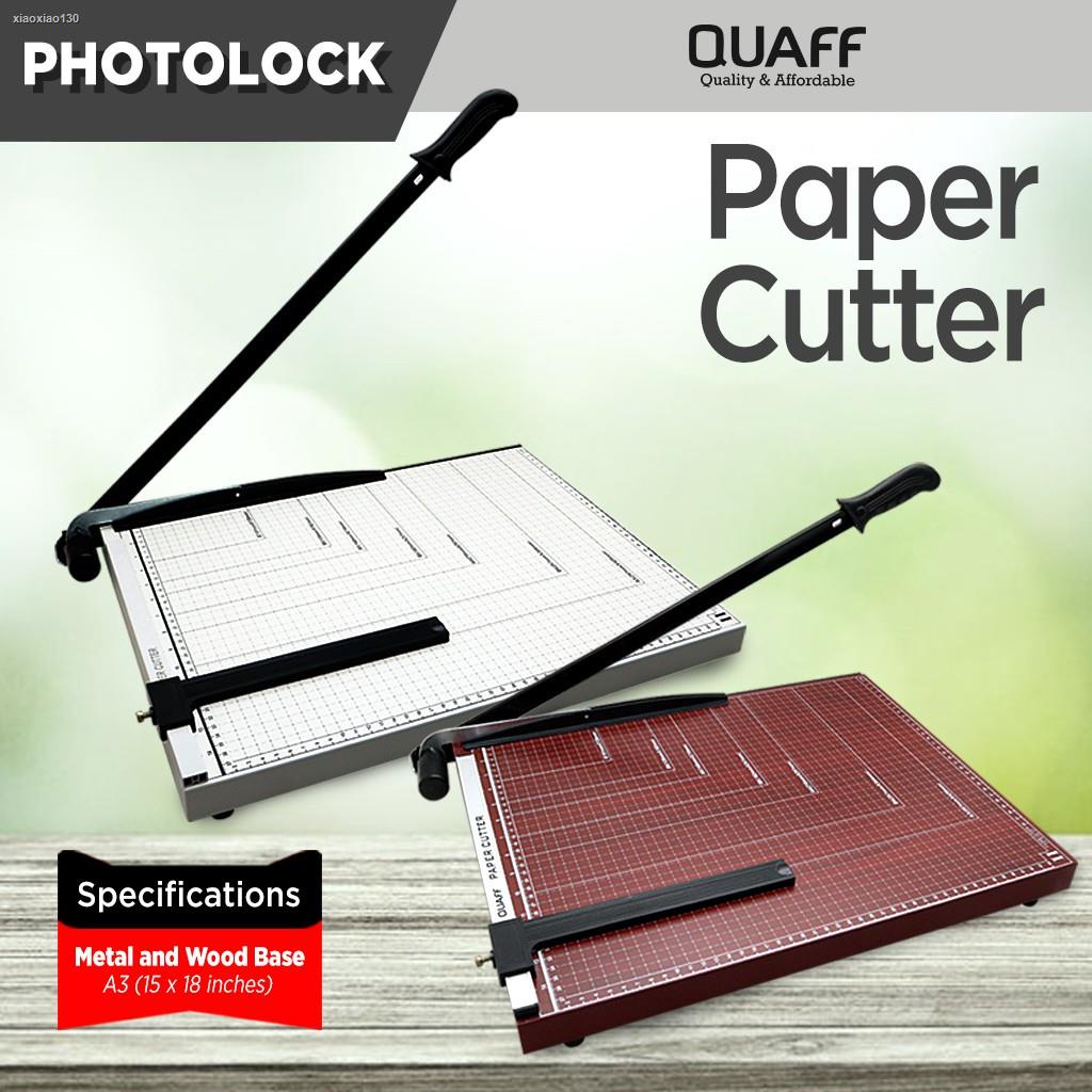 QUAFF Paper Cutter Metal Base / Wood Base A5 / A4 / B4 / A3 Size