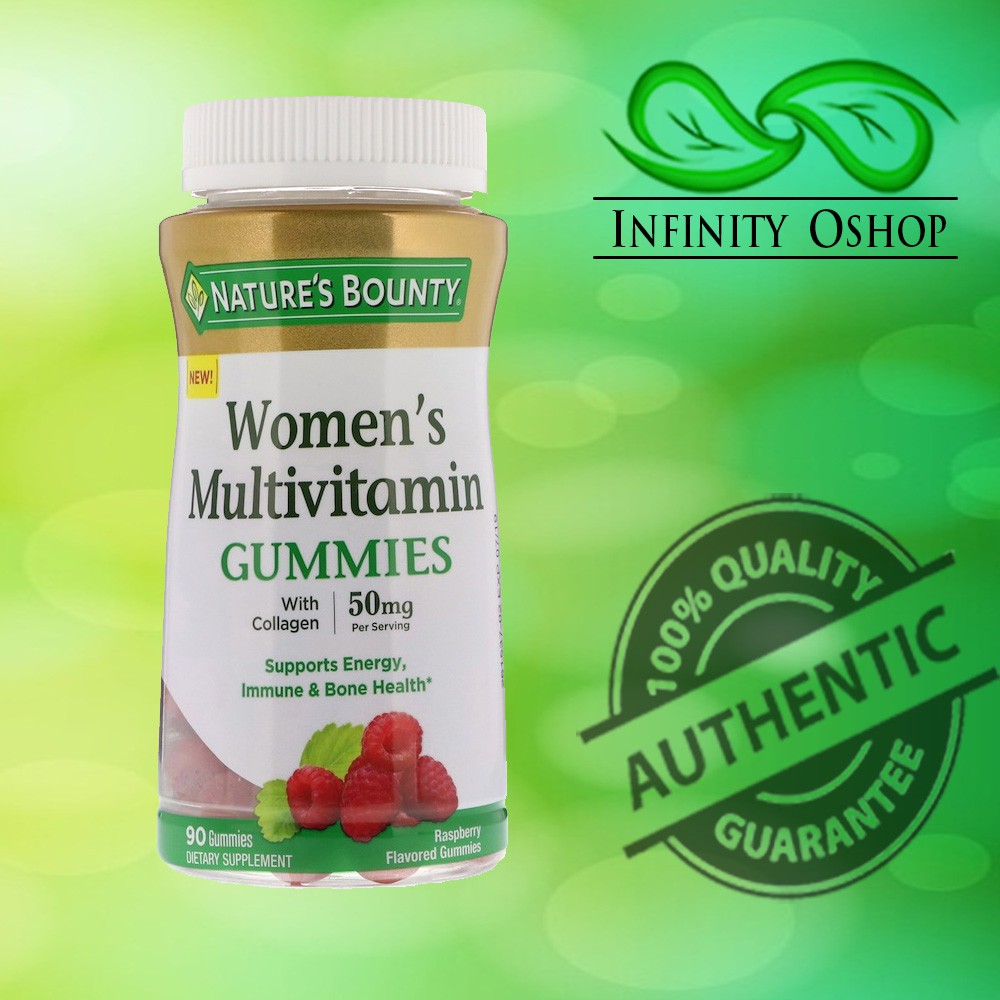 Nature's Bounty, Women's Multivitamin Gummies, Raspberry Flavored, 50