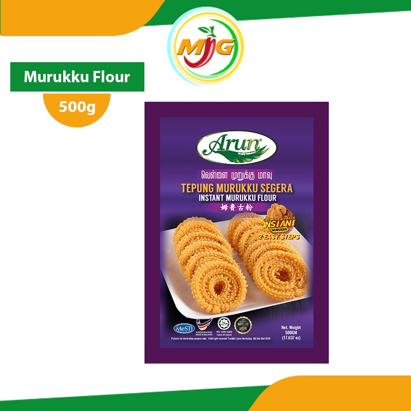 Ez Bizy Arun Instant Muruku Flour - 500g - Tepung Murukku Flour Mix ...