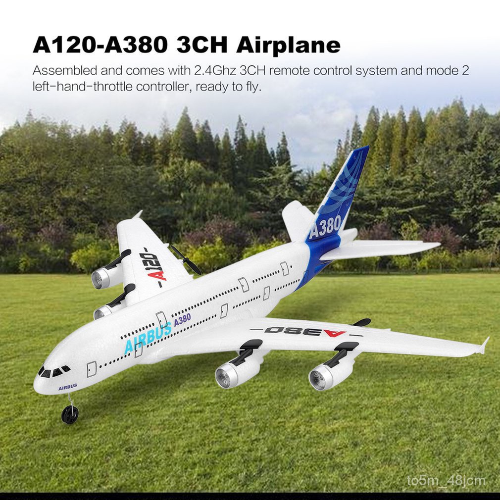 A120A380 Airbus 2.4GHz 3CH RC Airplane Fixed Wing Drone Aeromodelling