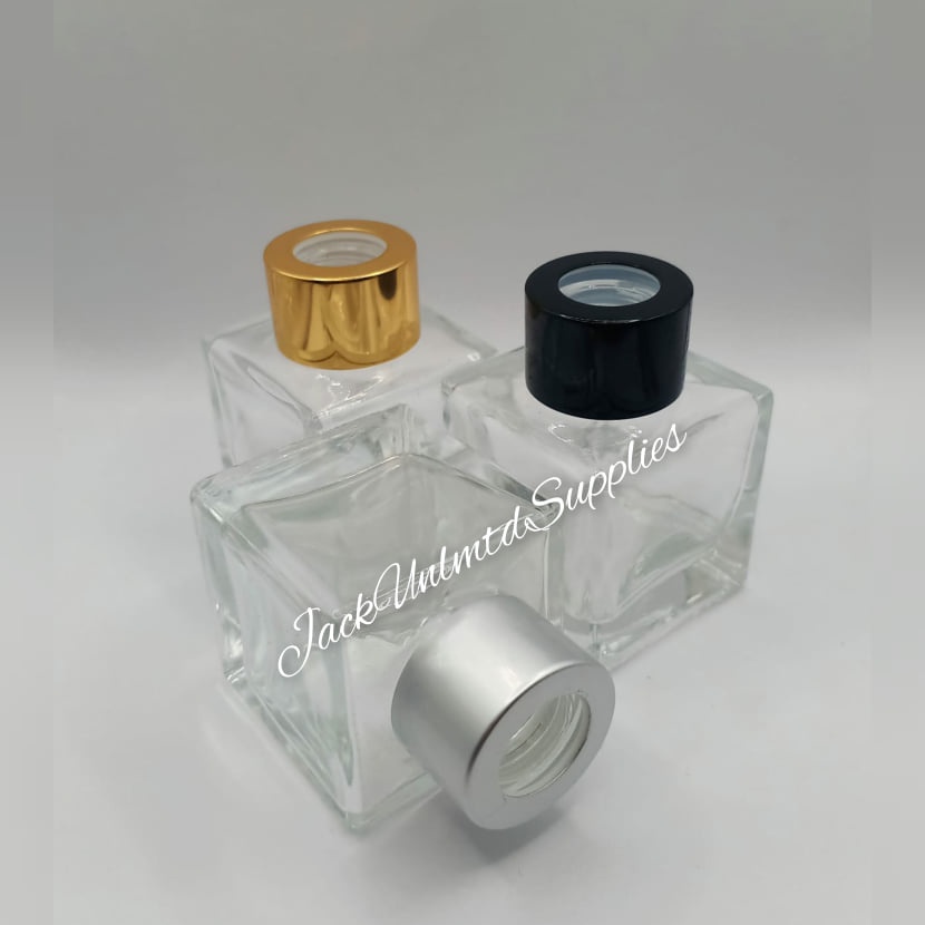 50 ml CUBE Reed Diffuser Bottle with FREE 3 pcs Rattan Reed Sticks ...