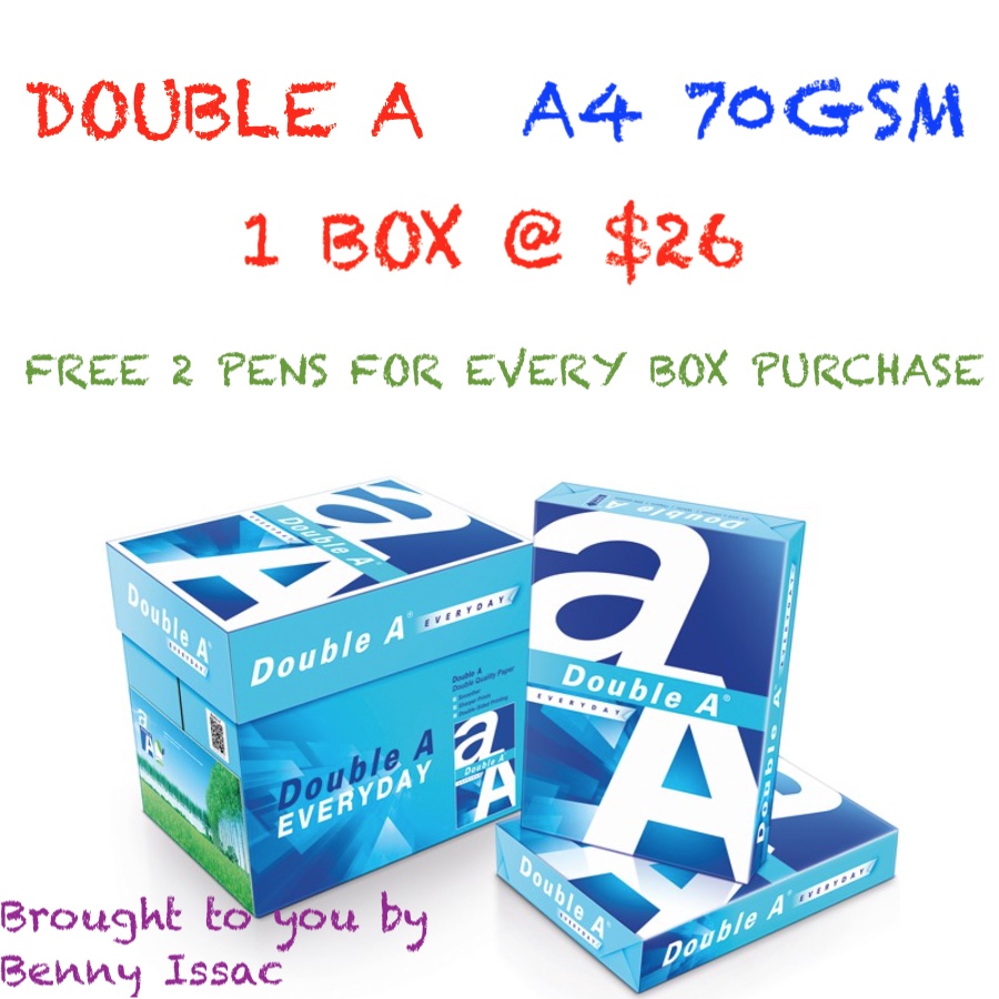 70gsm A4 Double A Copier Papers Printing Papers Plain Office