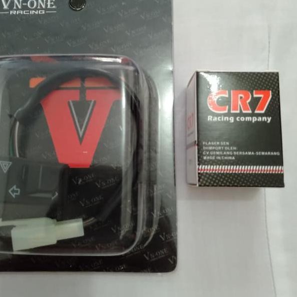 Zkp Switch Button Sen Turing Hazard Plus Flasher Led Cr 7 Yamaha Aerox ...