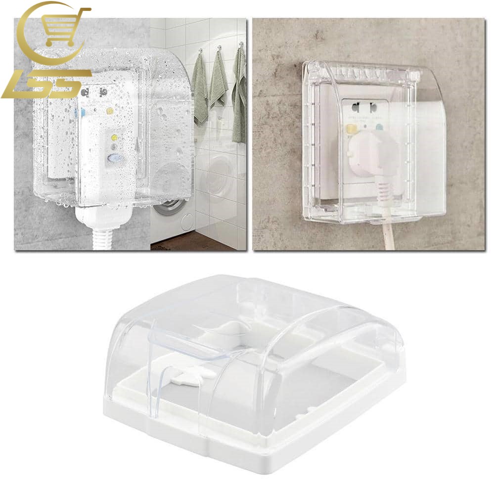 Waterproof Power Outlet Wall Switch Protection Box Power Outlet Socket