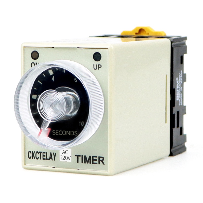 AH3-3 Time Relay Power-On Delay Timer AC220/DC24V AH3-3 Free Base ...