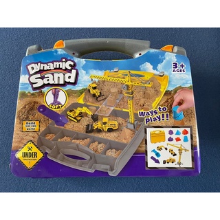 Construction Sensory Bin Dynamic Sand Construction Site Play Set Kinetic  Sand Construction Kids