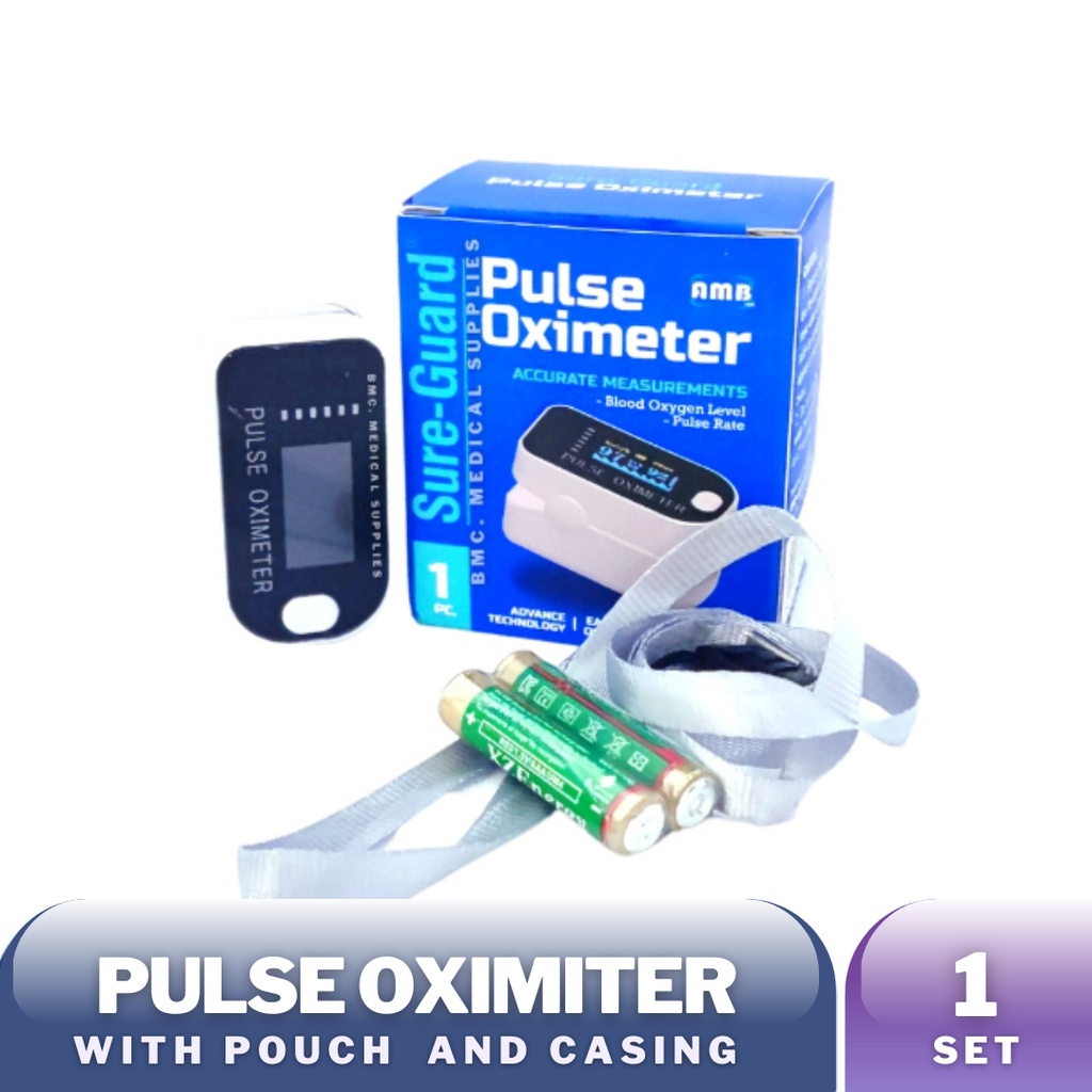 Pulse Oximeter with (Lanyard Only) Fingertip Oximeter Shopee