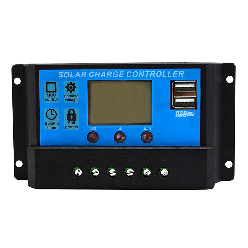 30A 12V24V Solar Panel Charger Controller Battery Regulator Dual USB ...