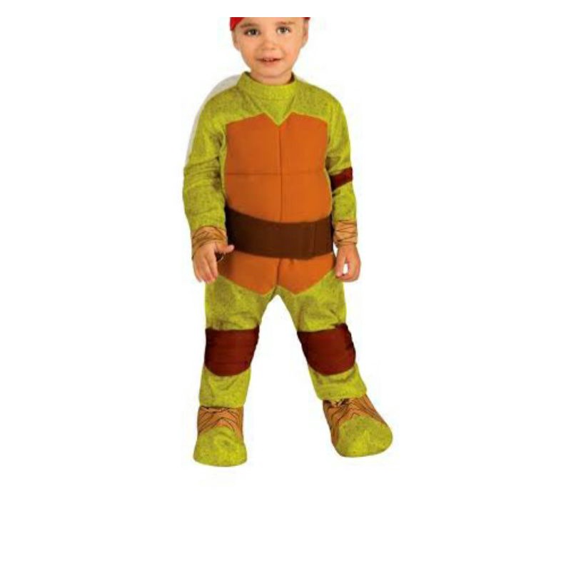 Ninja Turtle Costume 3-7YO Kids Overall Nickelodeon Character Superhero