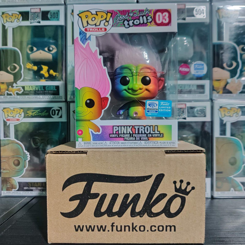 Pop! Good Luck Trolls Pink Trolls #03 (Rainbow) | Shopee Philippines