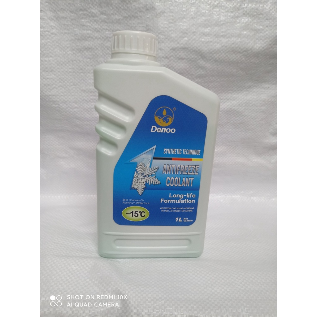 FJS Motorcycle Denoo Coolant 1L long life formulation Anti freeze