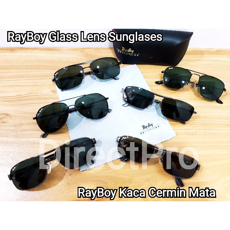 Ori Ray Boy Glass Lens Sunglasses RayBoy Black Eye Mirror Wear Cool ...