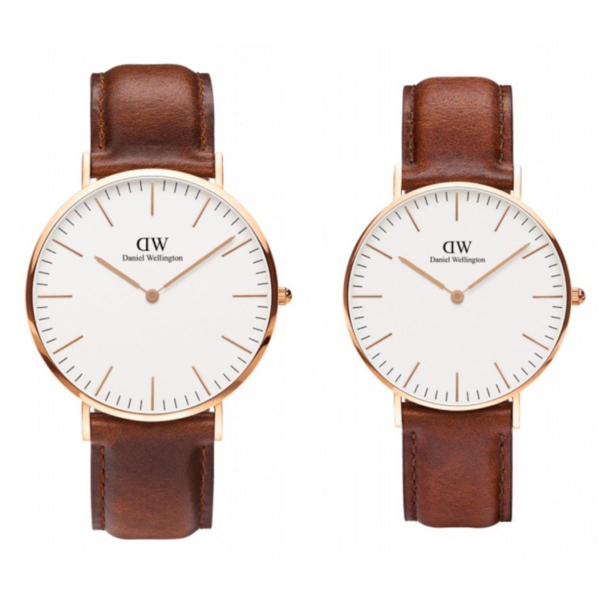 Daniel Wellington Classic St. Mawes Rosegold Couple Watch Shopee