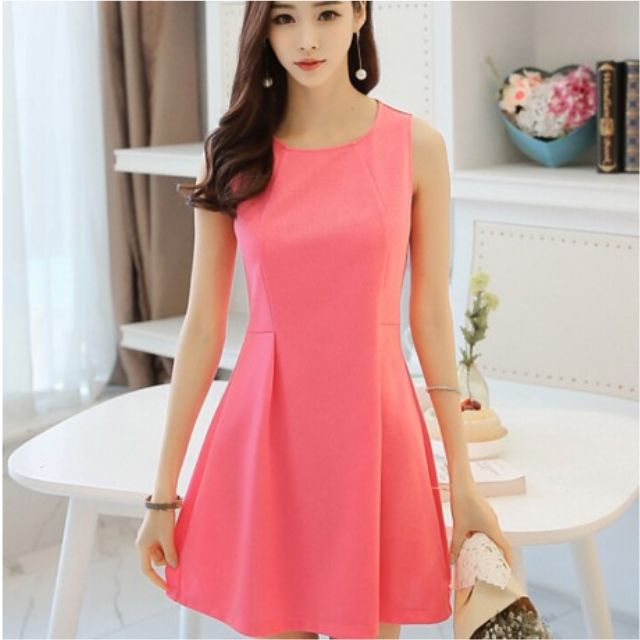 Pink hotsell dress simple