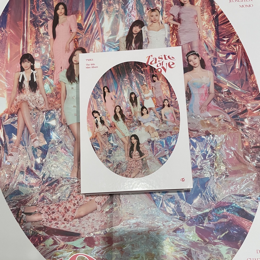 UNSEALED Twice Taste of Love In Love Ver. Album with Folded Poster and ...