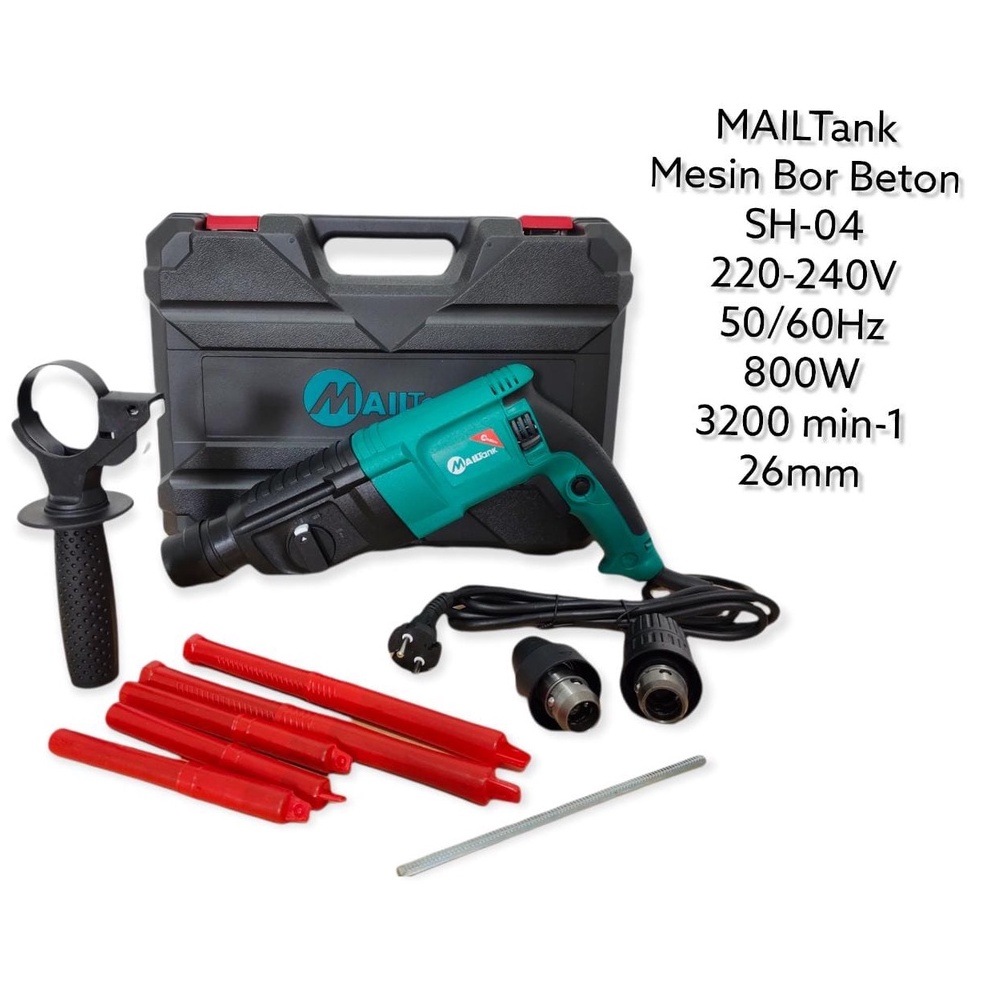 Mailtank Drill Machine 26MM SH04 Concrete Wall Drill Machine 3