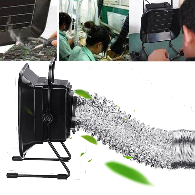 AC 220V Solder Smoke Absorber Soldering Iron Work Soldering Smoking Fan ...