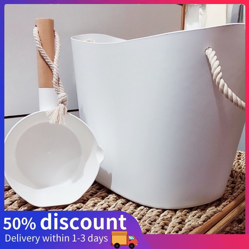 Home Buddies Balde Multipurpose Flexible Laundry Bucket Basket with ...