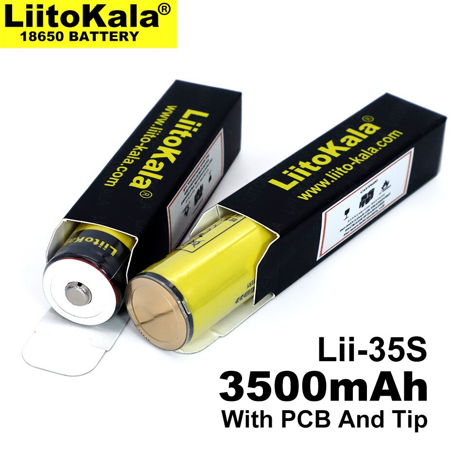 Liitokala lii-35s 18650 3.7V 3500mah Lithium Ion Battery | Shopee ...