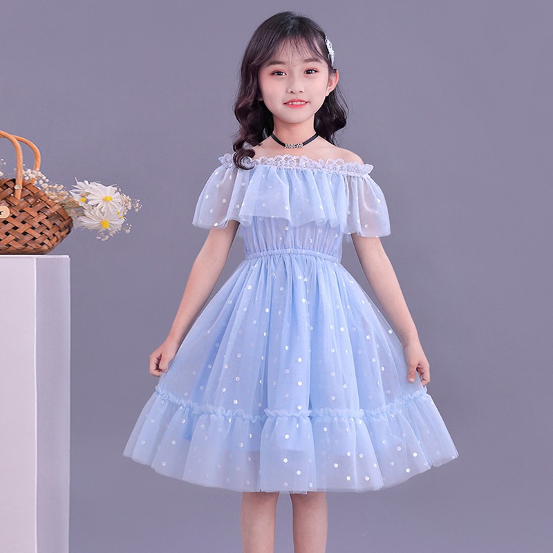 Off shoulder frock for kids sale