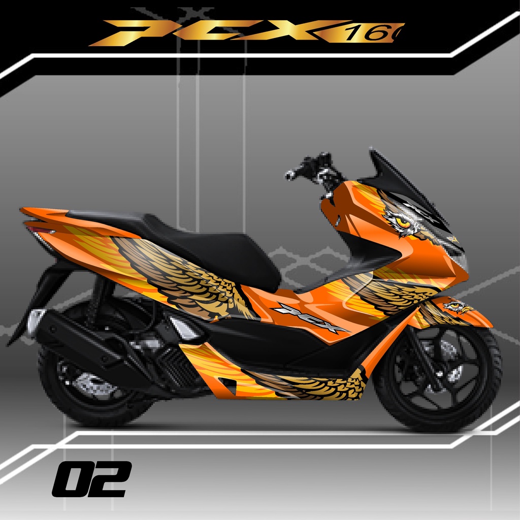 Honda PCX 160 2021 Fullbody Decal Sticker - New PCX160 Decal code 02 ...