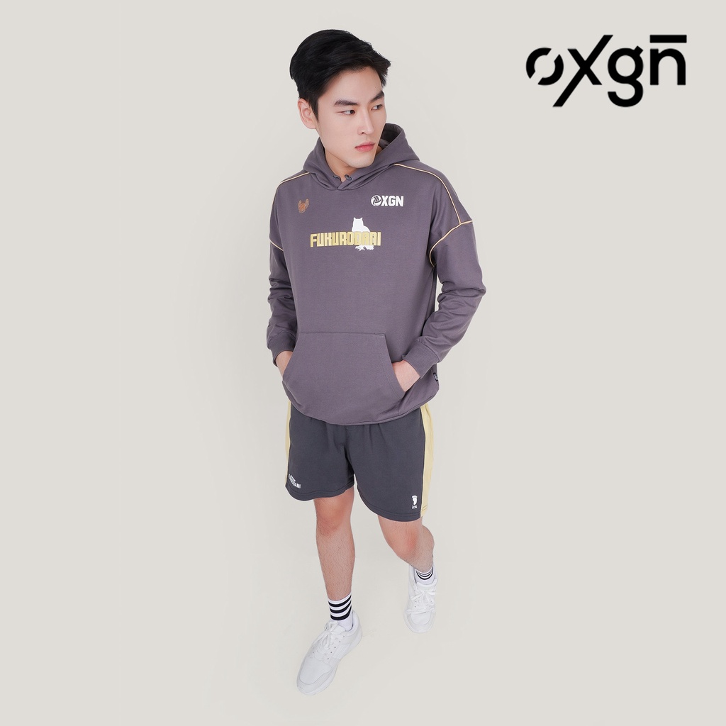 Oxgn Haikyu Fukurodani Hoodie For Men Dark Gray Shopee Philippines