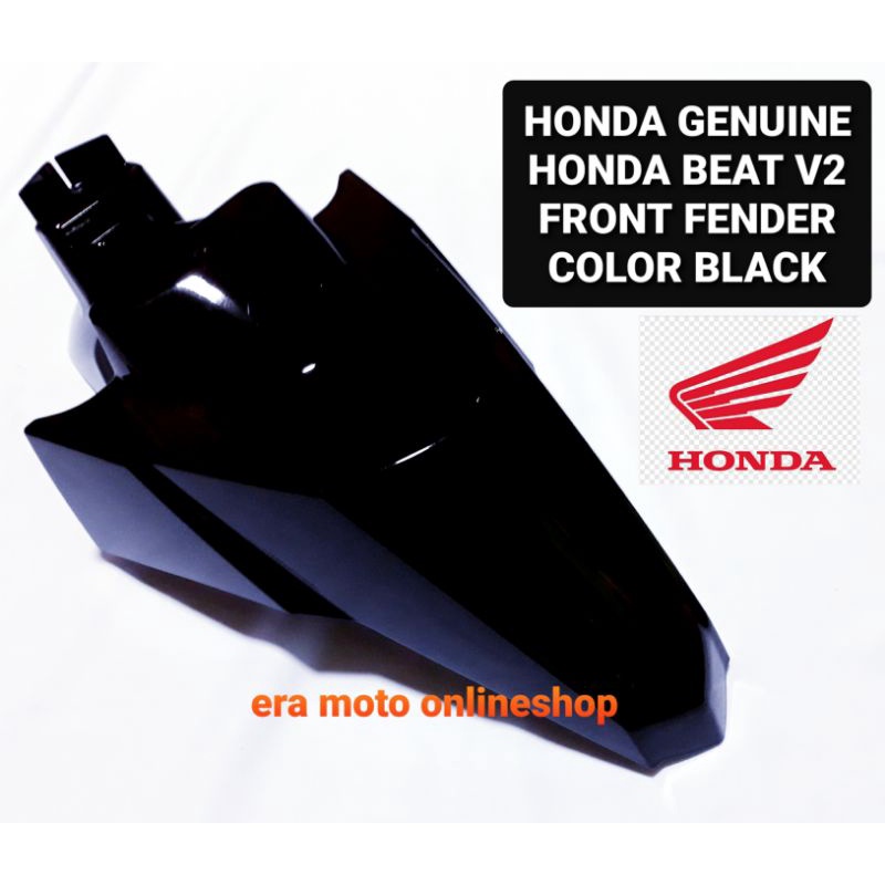 Honda Beat Fi V2 Front Fender Glossy Black Honda Genuine Parts Shopee Philippines