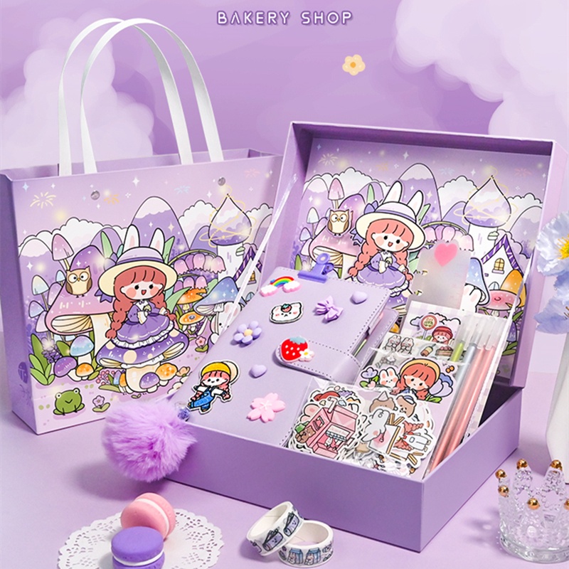 Ledger Sticker Set Post-it Notes Cute Loose-leaf notepad Girls Gift ...