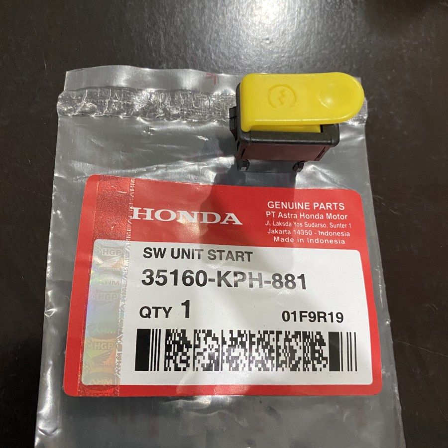 TOMBOL KPH STARTER BUTTON SWITCH MOTOR STARTER SWITCH KHARISMA SUPRA X ...