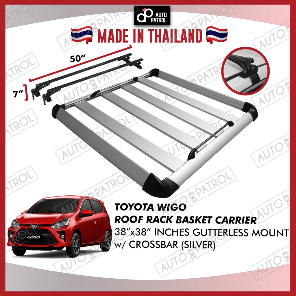 Toyota WIGO Aerorack Roof Rack Carrier Car Basket 38