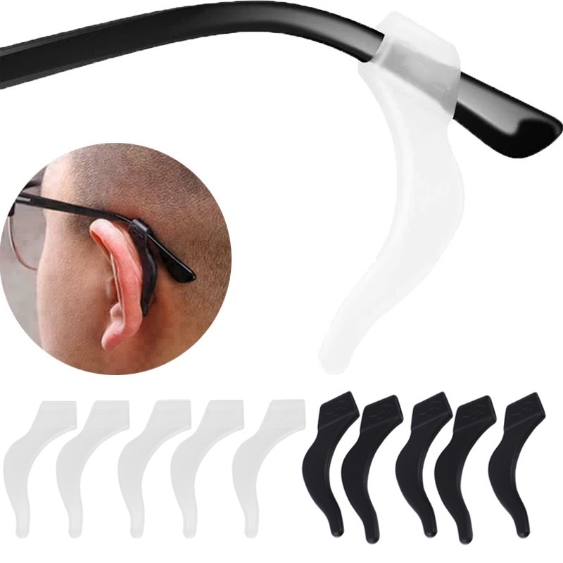 [Wholesale] 3Pairs High Quality White/Black Silicone Anti-slip Holder ...