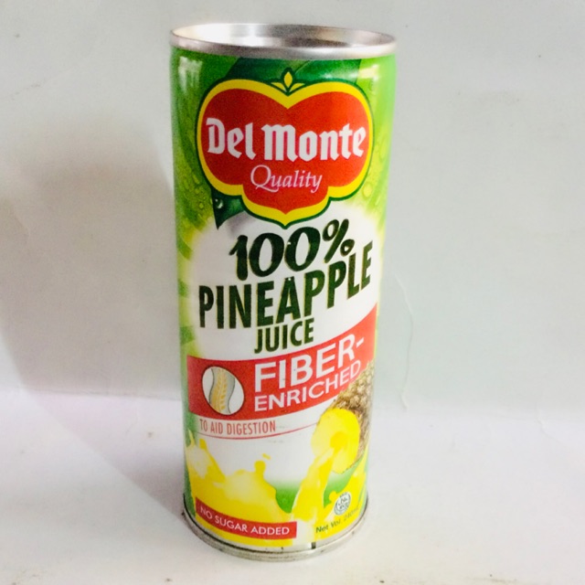 Del Monte Pineapple Juice FiberEnriched 240mL Shopee Philippines