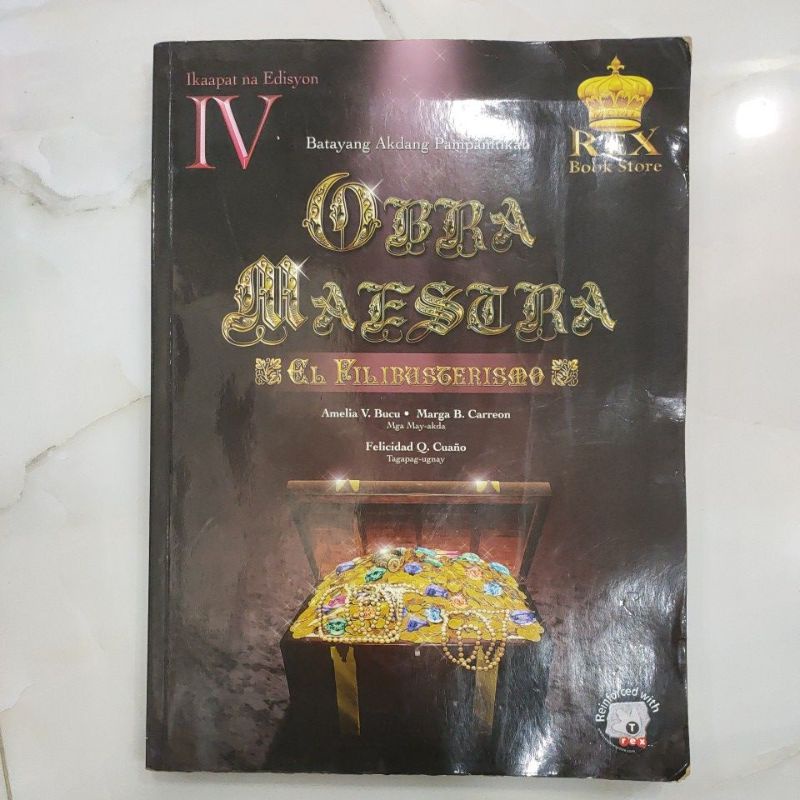 Obra Maestra El Filibusterismo Jose Rizal Book Rex | Shopee Philippines