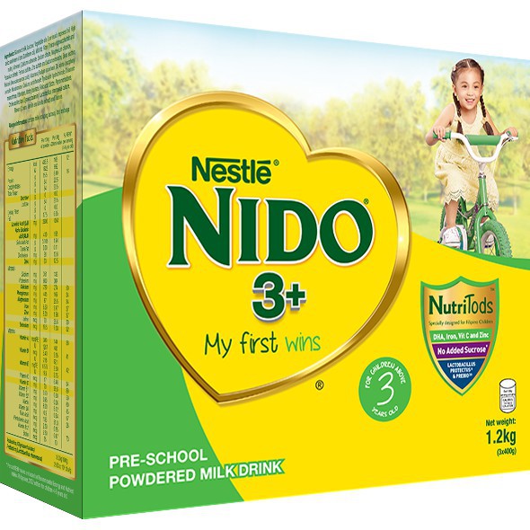 Nido 3 Advanced Protectus Powdered Milk Drink For Pre Schoolers Above 3 Years Old 1 2kg