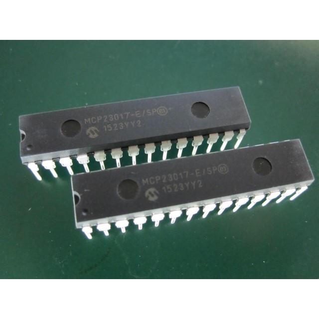 MCP23017-E/SP MICROCHIP, I/O Expander, 16 bit, I2C | Farnell