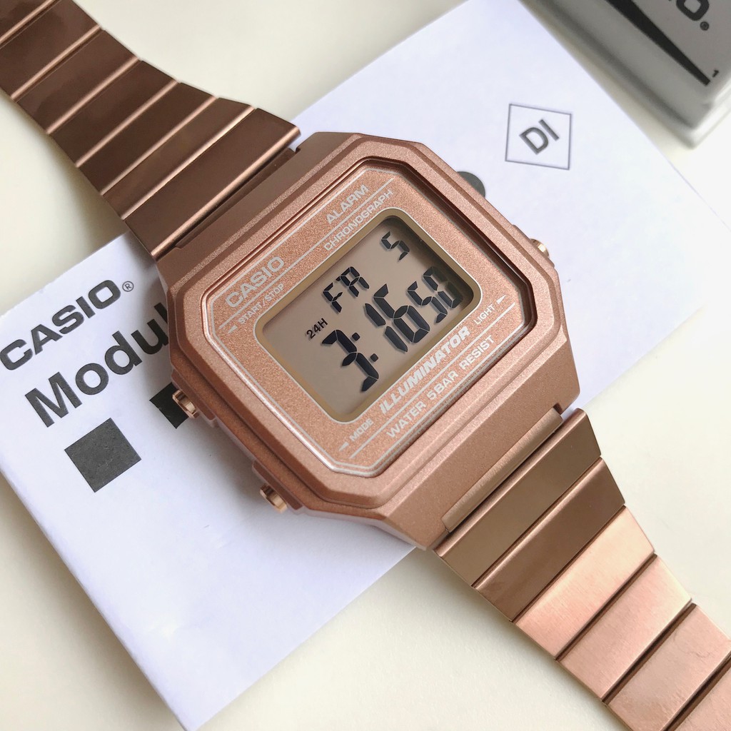 Casio b650wc hot sale rose gold