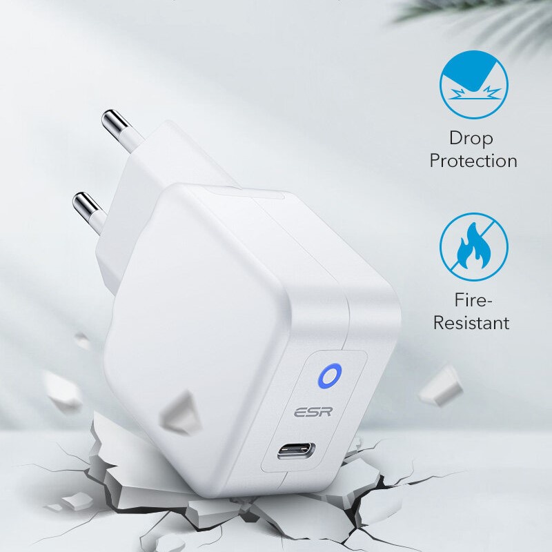 ESR Mini Charging 20W USB Type-C Fast Charging Adapter - Genuine ESR ...
