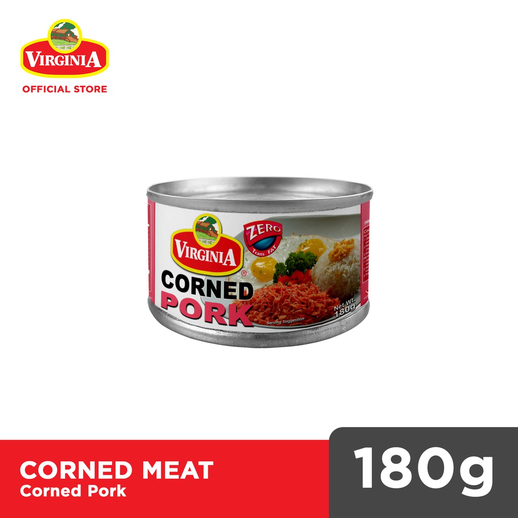 Virginia Corned Pork 180g Shopee Philippines