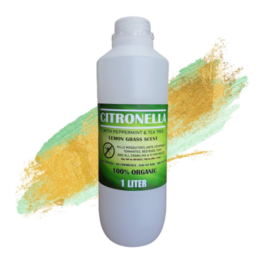 CITRONELLA Insects Bugs Cockroach Ticks and Termite Organic Repellant