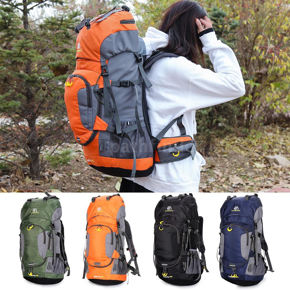 Pathfinder 60L Waterproof Hiking Backpack Camping Mountain Climbing