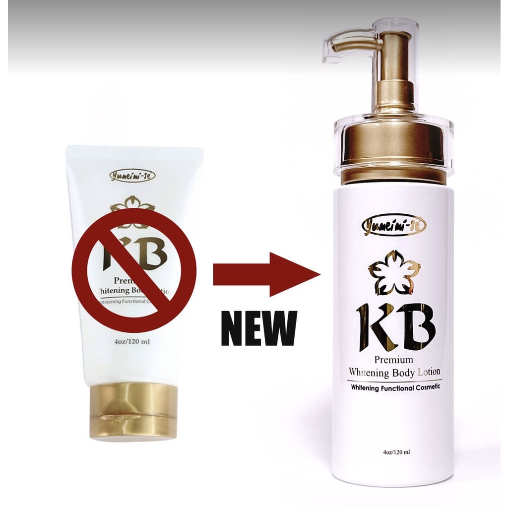 KB Premium Instant Whitening Lotion. Now in New Packaging ! FDA ...